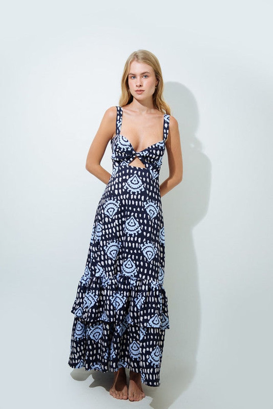 Women Mar De Lua Beachwear | Irene Skyblue Dress