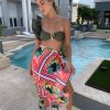 Women Lina Medina Beachwear | Wrap Around Tucan