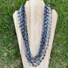 Women Palmera Swimwear Shop Necklaces | Long Fabric Necklace