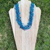 Women Palmera Swimwear Shop Necklaces | Short Fabric Necklace