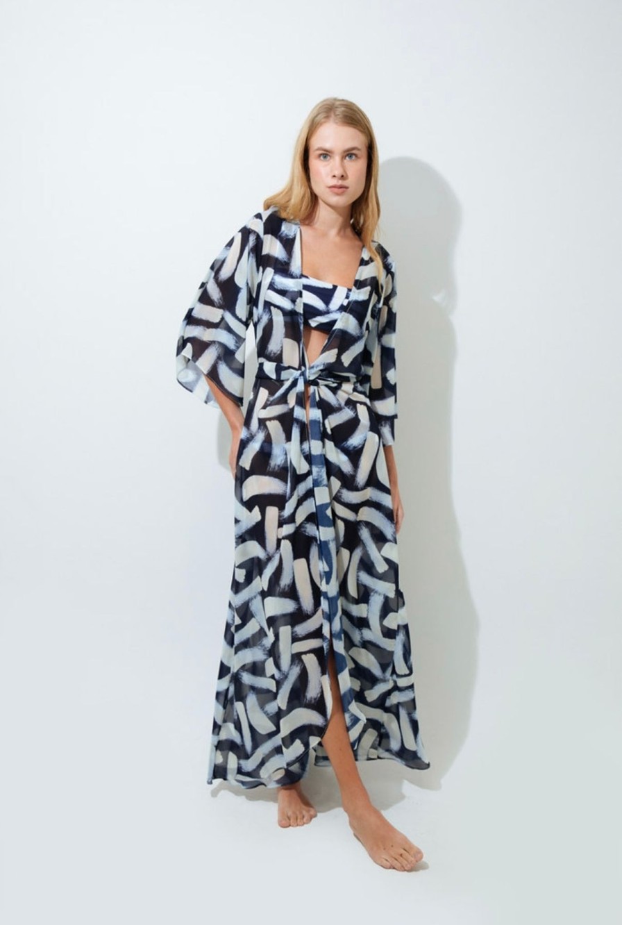 Women Mar De Lua Beachwear | Marine Kimono