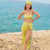 Women Mar De Lua Beachwear | Summer Blossom Wrap Around