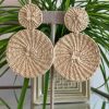 Women Palmera Swimwear Shop Earrings | Doble Circle