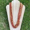 Women Palmera Swimwear Shop Necklaces | Long Fabric Necklace