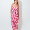 Women Mar De Lua Beachwear | Becca Hot Pink Dress