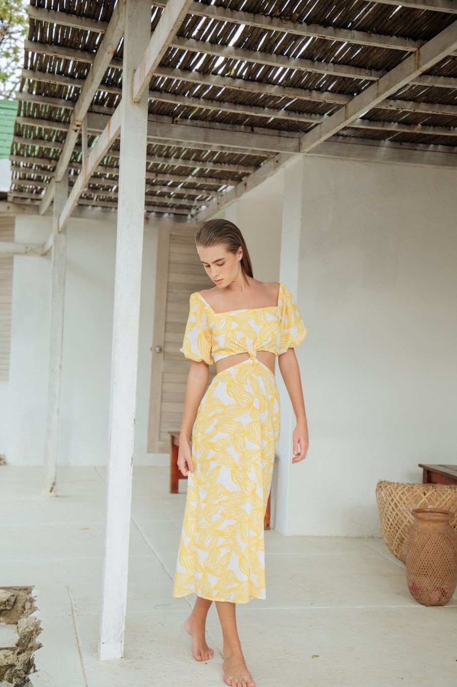 Women Mar De Lua Beachwear | Sunflower Dress