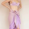 Women Bahía María Beachwear | Ofelia Skirt- Lilac