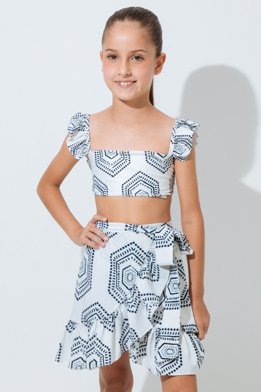 Kids Mar De Lua | Eboni Girl Skirt