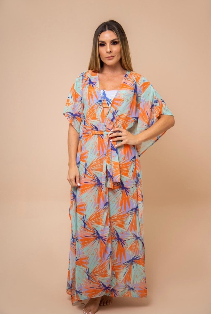 Women Mar De Lua Beachwear | Livistona Kimono